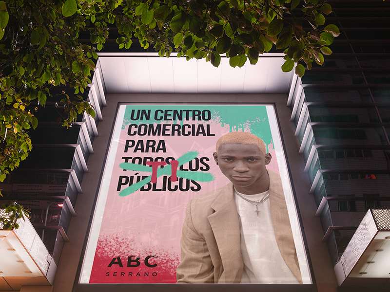 Cartel Exterior ABC Serrano